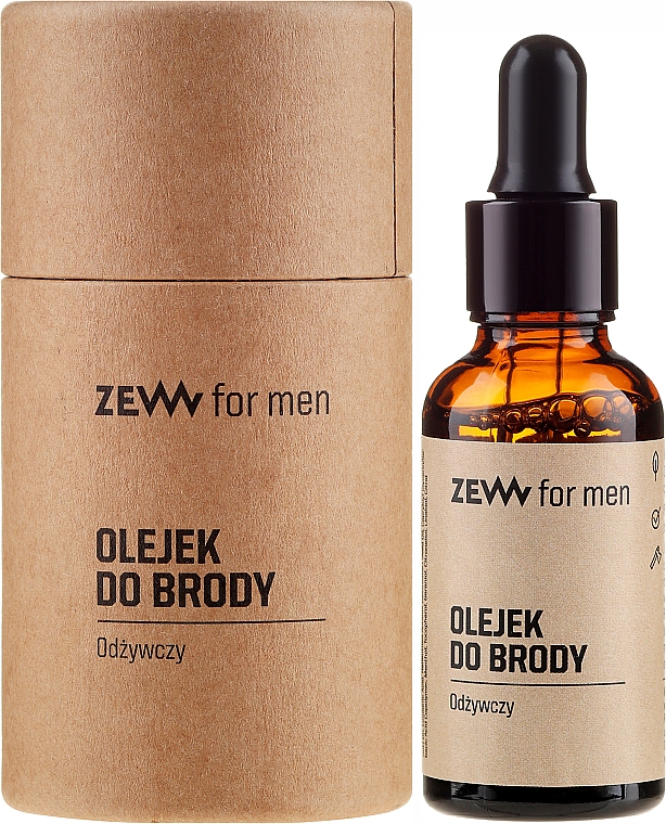 Питательное масло для бороды - Zew For Men Nourishing Beard Oil — фото N1
