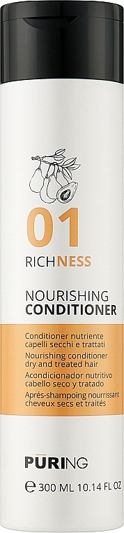 Живильний кондиціонер для сухого й пошкодженого волосся - Puring Richness Nourishing Conditioner — фото N1
