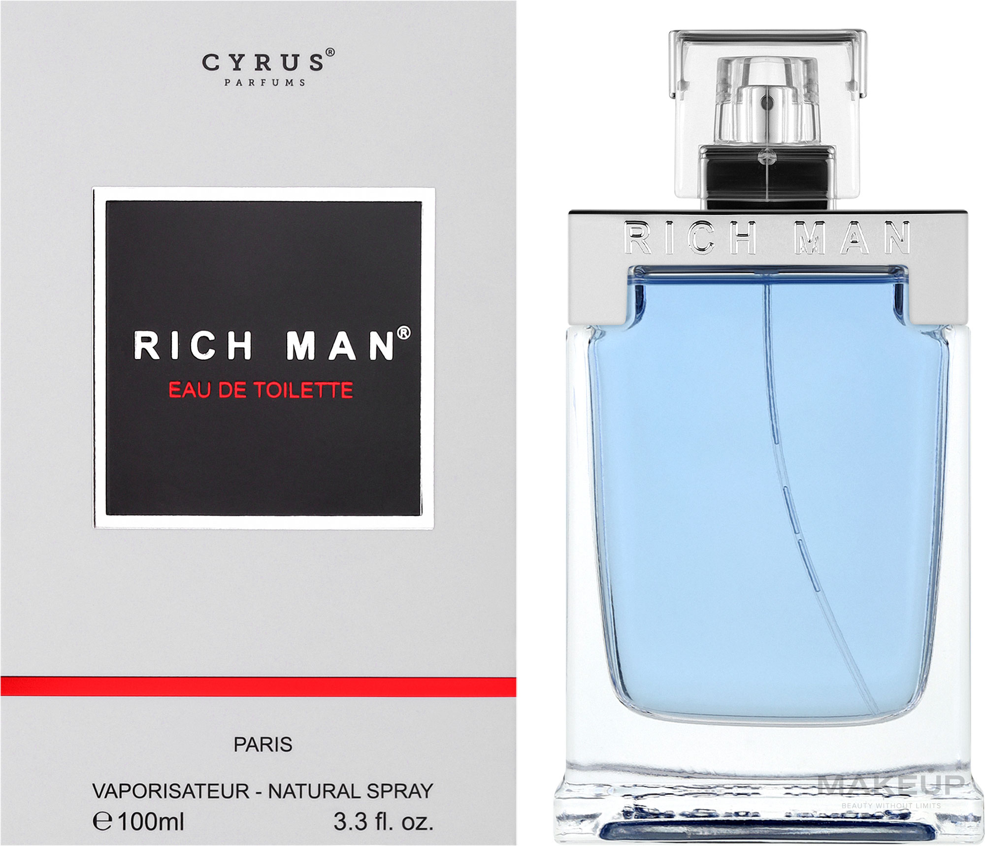 Paris Bleu Rich Man - Туалетна вода — фото 100ml