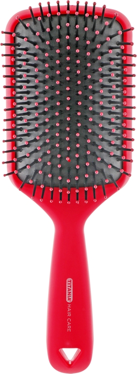 Стильная массажная щетка для волос, 24 см - TITANIA — фото N1