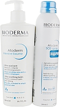 Духи, Парфюмерия, косметика Набор - Bioderma Atoderm (balm/500ml + spray/200ml)