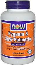 Желатинові капсули - Now Foods Pygeum & Saw Palmetto — фото N2