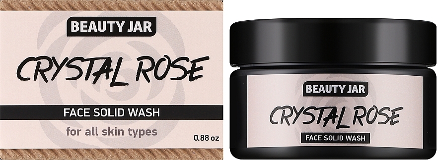 Тверде мило для обличчя "Кришталева троянда" - Beauty Jar Face Solid Wash — фото N2