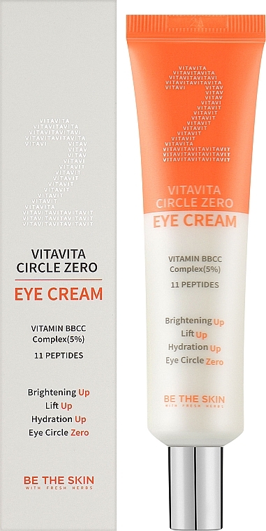 Крем для шкіри навколо очей - Be The Skin Vitavita Circle Zero Eye Cream — фото N2