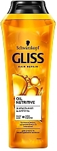 УЦЕНКА Питательный шампунь для сухих и поврежденных волос - Gliss Kur Oil Nutritive Shampoo * — фото N1