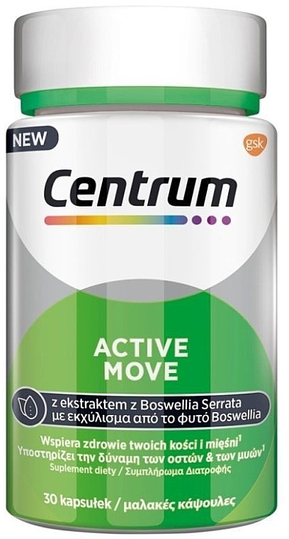 Харчова добавка "Підтримка здоров'я кісток і м'язів" - Centrum Active Move — фото N1