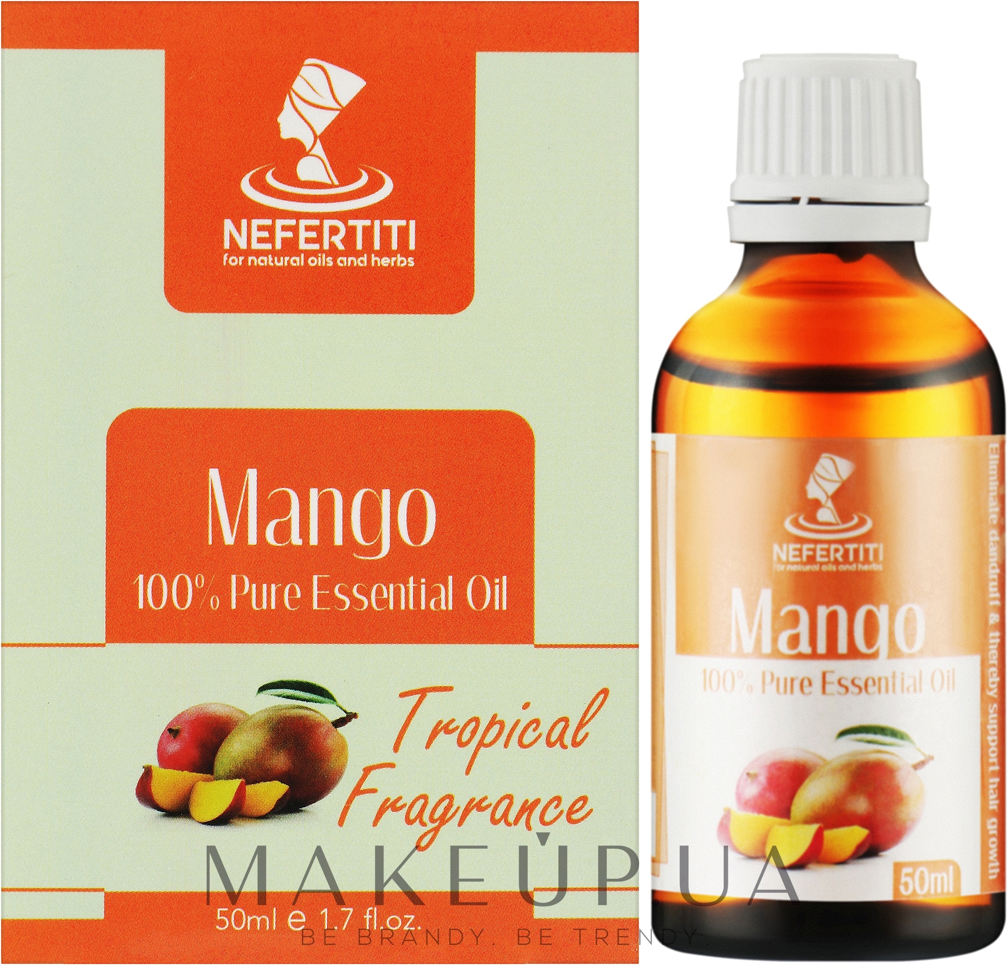 Эфирное масло манго - Nefertiti Mango 100% Pure Essential Oil — фото 50ml