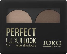 Духи, Парфюмерия, косметика Тени для век двухцветные - Joko Perfect Your Look Duo Eye Shadows