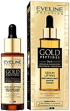 Духи, Парфюмерия, косметика Сыворотка для лица - Eveline Cosmetics Gold Peptides Serum-Lifting 