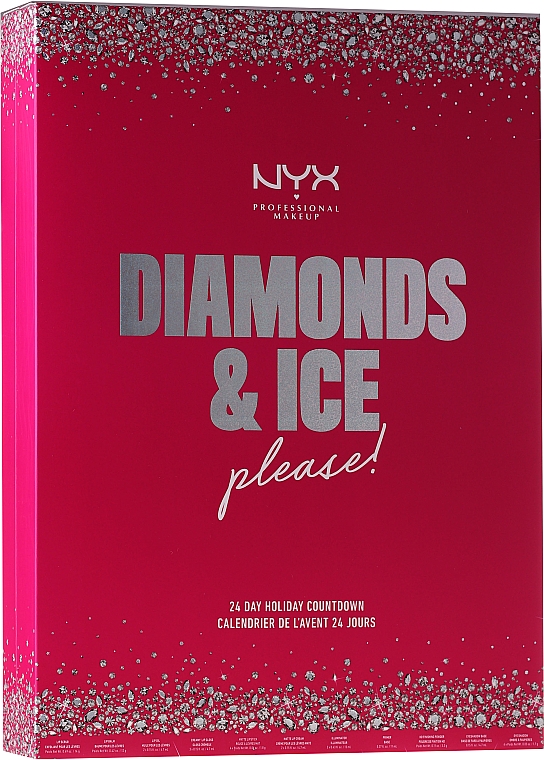 Набор "Рождественский календарь" - NYX Professional Makeup Diamond & Ice Advent Calendar Makeup Set