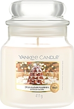 Ароматическая свеча в банке - Yankee Candle Spun Sugar Flurries Jar Candle — фото N2