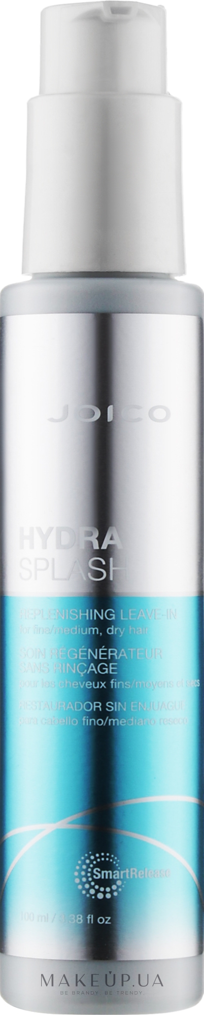 Незмивне зволожувальне молочко для тонкого волосся - Joico HydraSplash Replenishing Leave-in — фото 100ml
