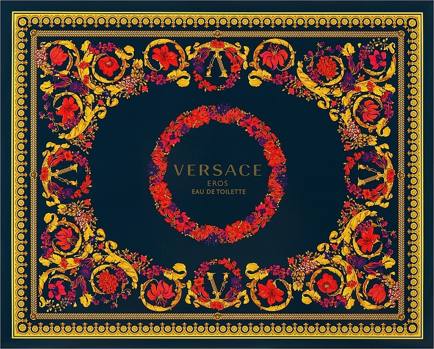 Versace Eros - Набір (edt/50ml + ash/balm/ 50ml + sh/gel/50 ml) — фото N1