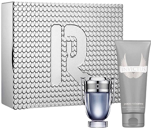 Paco Rabanne Invictus - Набор (edt/50ml + sh/gel/100ml) — фото N1