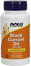 Олія з насіння чорної смородини, 500 мг - Now Foods Black Currant Oil — фото N1
