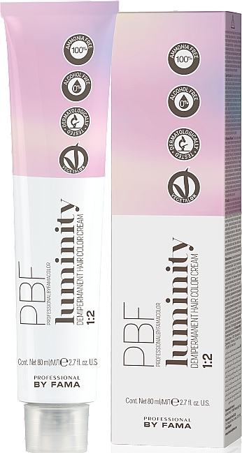 Деміперманентна фарба для волосся - By Fama Luminity Demipermanent Color Cream — фото N1