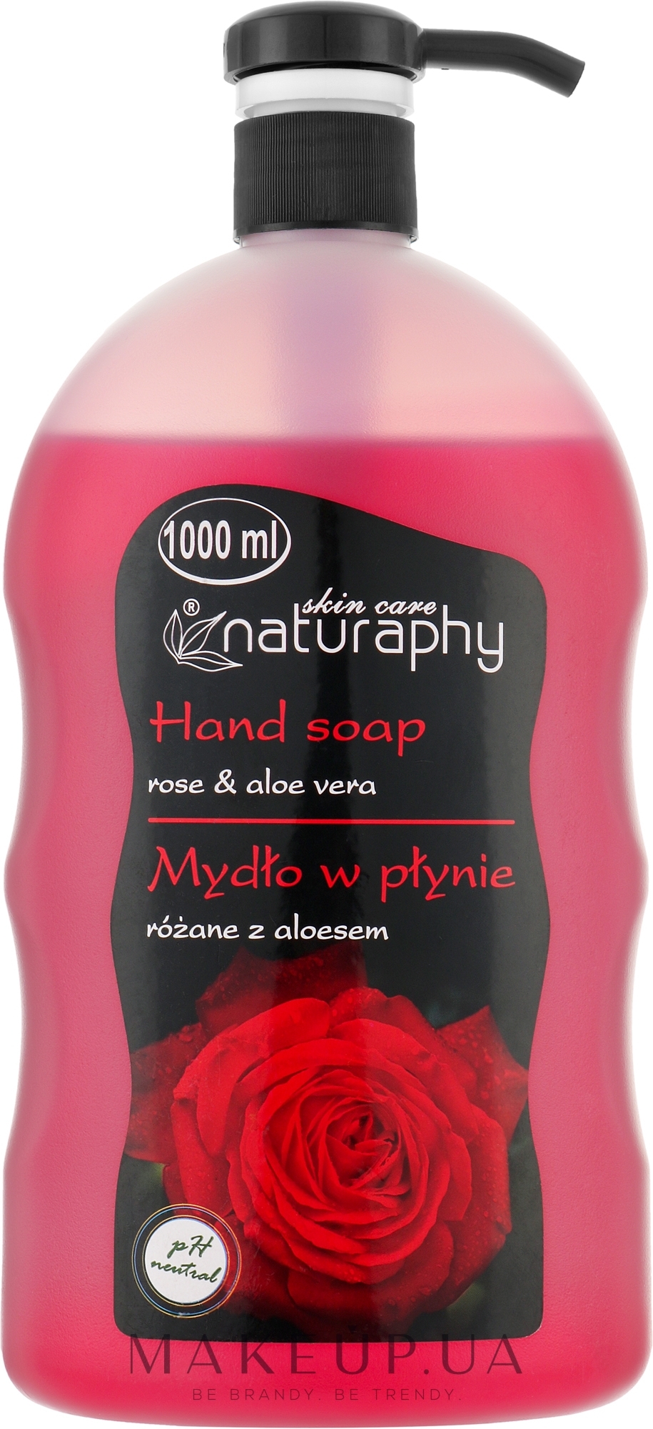 Рідке мило для рук "Троянда" - Bluxcosmetics Naturaphy Hand Soap — фото 1000ml