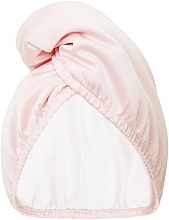 Двухстороннее атласное полотенце для волос, шампанское - Glov Double-Sided Satin Hair Towel Wrap Champagne — фото N1