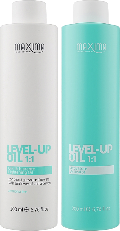 Многоцелевое косметическое осветляющее масло для волос прогрессивного действия - Maxima Level Up Oil — фото N2
