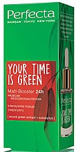 Духи, Парфюмерия, косметика Бустер для лица "Матирующий" - Perfecta Your Time is Green