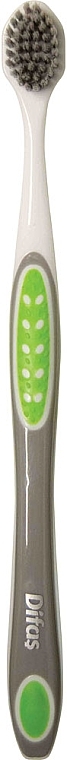 Зубная щетка с бамбуковым углем 512575, мягкая, серая с белым - Difas Pro-Сlinic Bamboo Charcoal — фото N1