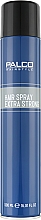 Лак для волосся екстрасильної фіксації - Palco Professional Hairstyle Hair Spray Extra Strong — фото N1