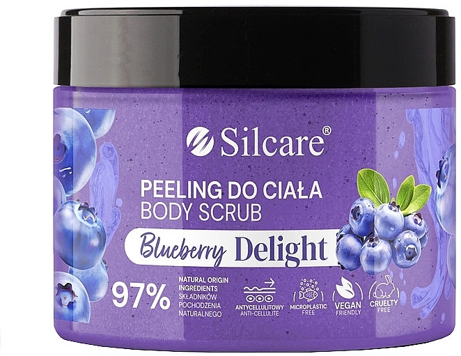 Скраб для тела - Silcare Blueberry Delight Body Scrub — фото N1