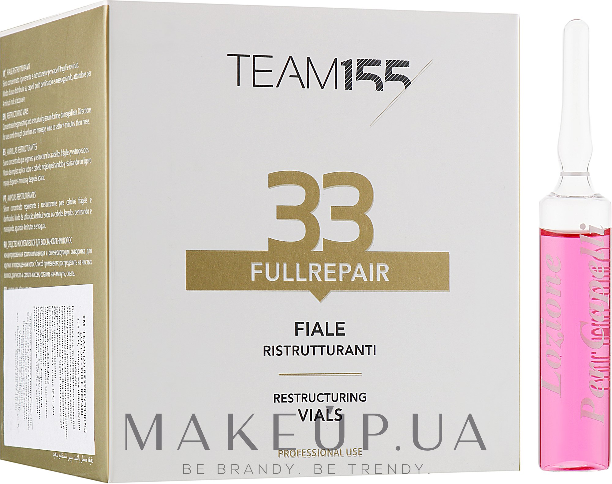 Ампулы для восстановления волос - Team 155 Fullrepair 33 Rapair — фото 12x10ml