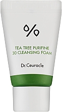 Гель-пенка для умывания с экстрактом чайного дерева - Dr.Ceuracle Tea Tree Purifine 30 Cleansing Foam (пробник) — фото N1