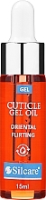 Парфумерія, косметика Олія для нігтів і кутикули у гелі "Східний флірт" - Silcare Cuticle Gel Oil Oriental Flirting