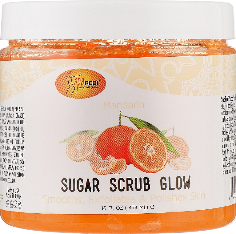 Цукровий скраб для тіла - SpaRedi Sugar Scrub Mandarin