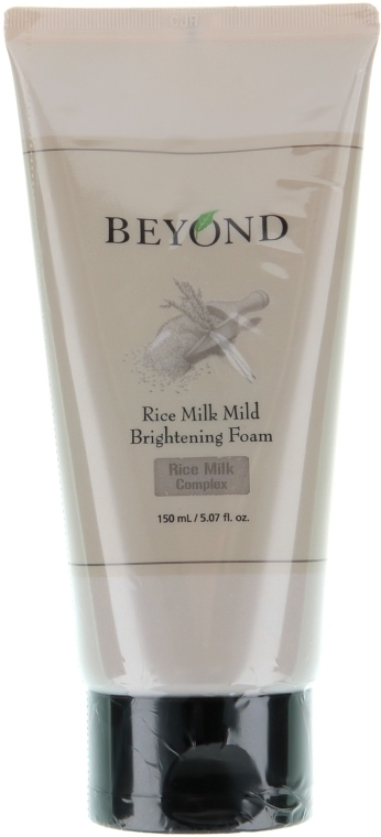 Освежающая пена для умывания - Beyond Rice Milk Mild Brightening Foam