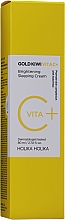 Нічний освітлювальний крем для обличчя - Holika Holika Gold Kiwi Vita C+ Brightening Sleeping Cream — фото N3