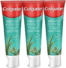 Набор - Colgate Natural Extracts (toothpaste/3x75ml) — фото N2