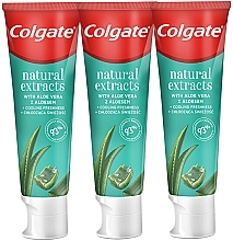 Набір - Colgate Natural Extracts (toothpaste/3x75ml) — фото N2