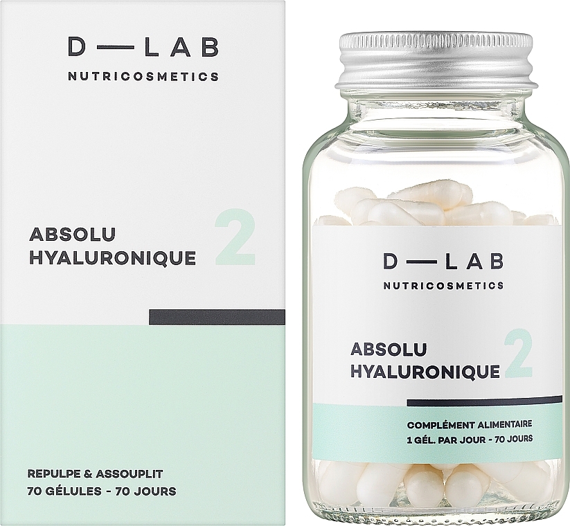 Харчова добавка "Гіалуронова кислота" - D-Lab Nutricosmetics Pure Hyaluronic — фото N2