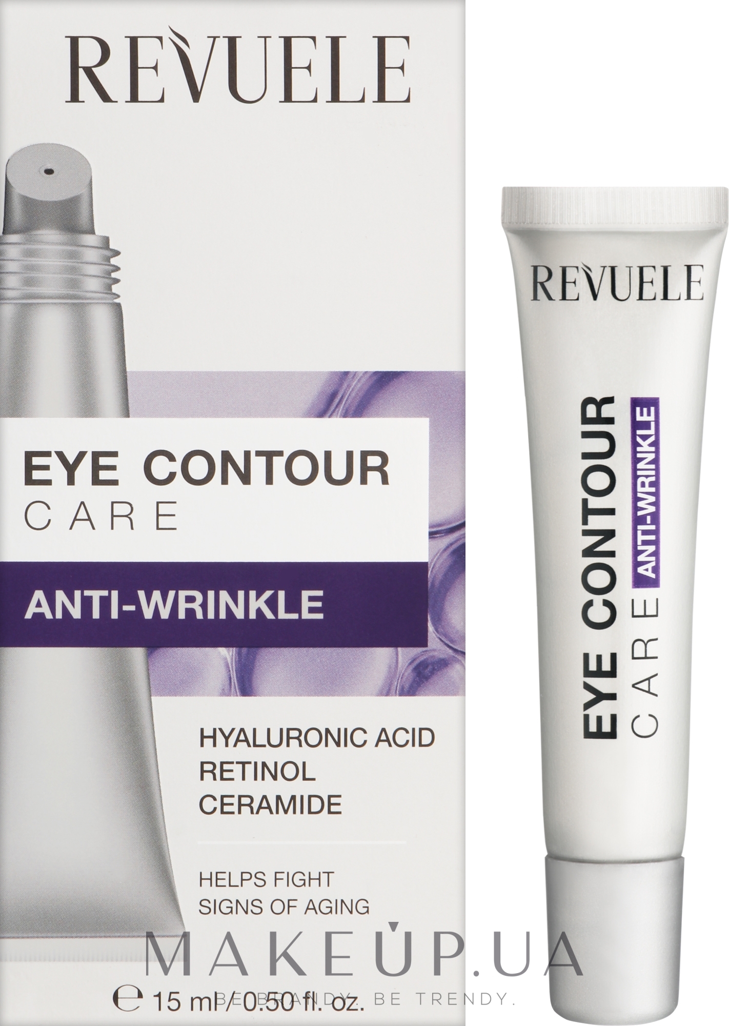 Гель для догляду за контуром очей проти зморшок - Revuele Eye Contour Care Anti-Wrinkle — фото 15ml