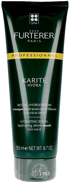 Увлажняющая маска для сухих волос - Rene Furterer Karite Hydra Hydrating Ritual Hydrating Shine Mask — фото N1