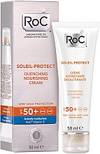 Духи, Парфюмерия, косметика Питательный солнцезащитный крем - RoC Soliel Protect Quenching Nourishing Cream SPF50