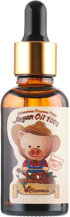 Масло аргановое 100% - Elizavecca Farmer Piggy Argan Oil 100% — фото N2