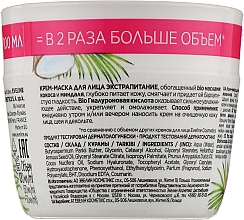 Крем-маска для обличчя "Екстраживлення" 3в1 - Eveline Cosmetics Bio Organic — фото N2