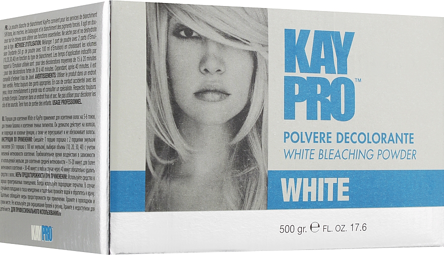 Средство для осветления волос "White" - KayPro Bleach Powder White — фото N1