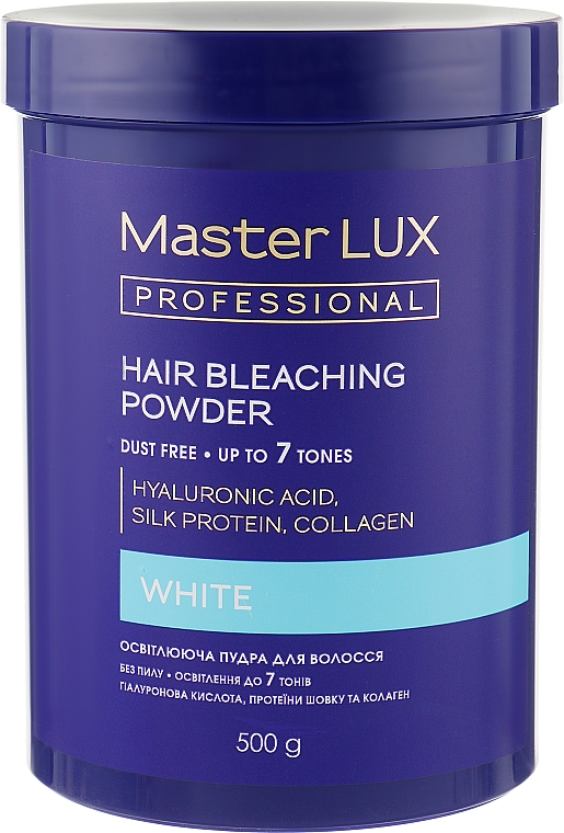 Осветляющая пудра - Master LUX Professional White Hair Bleaching Powder — фото N1