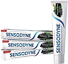 Набор - Sensodyne Natural White Set (toothpaste/75mlx3) — фото N1