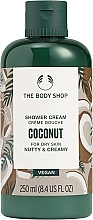 Духи, Парфюмерия, косметика Крем-гель для душа "Кокос" - The Body Shop Coconut Vegan Shower Cream