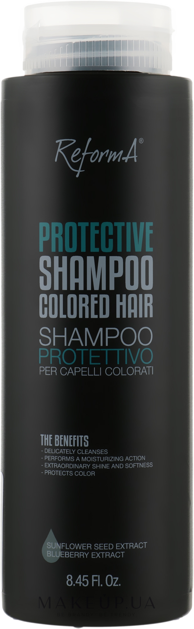 Защитный шампунь для окрашенных волос - ReformA Protective Shampoo For Colored Hair — фото 250ml