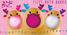 Парфумерія, косметика Набір бомбочок для ванни - Chlapu Chlap Fizzy Bath Bombs (b/bomb/3x50g)