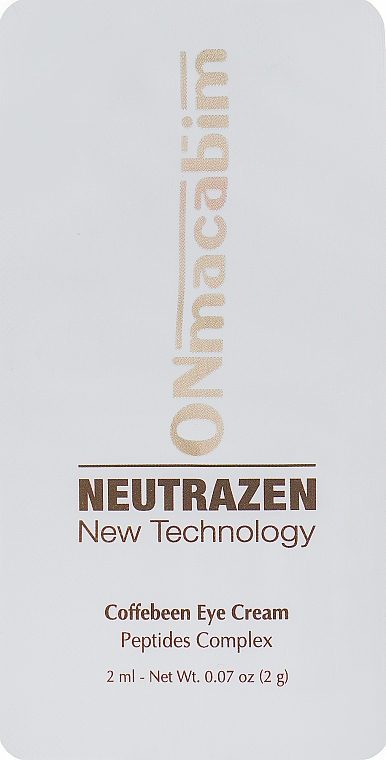 Ночной крем для зоны вокруг глаз с кофеином - ONmacabim Neutrazen Caffebeen Eye Cream (пробник)