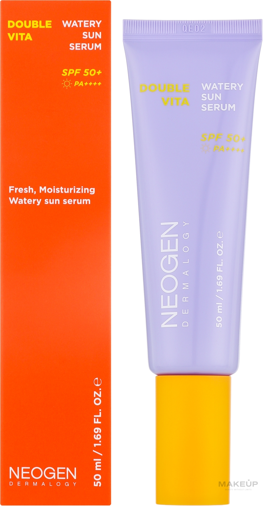 Сонцезахисна сироватка для обличчя - Neogen Dermalogy Double Vita Watery Sun Serum — фото 50ml