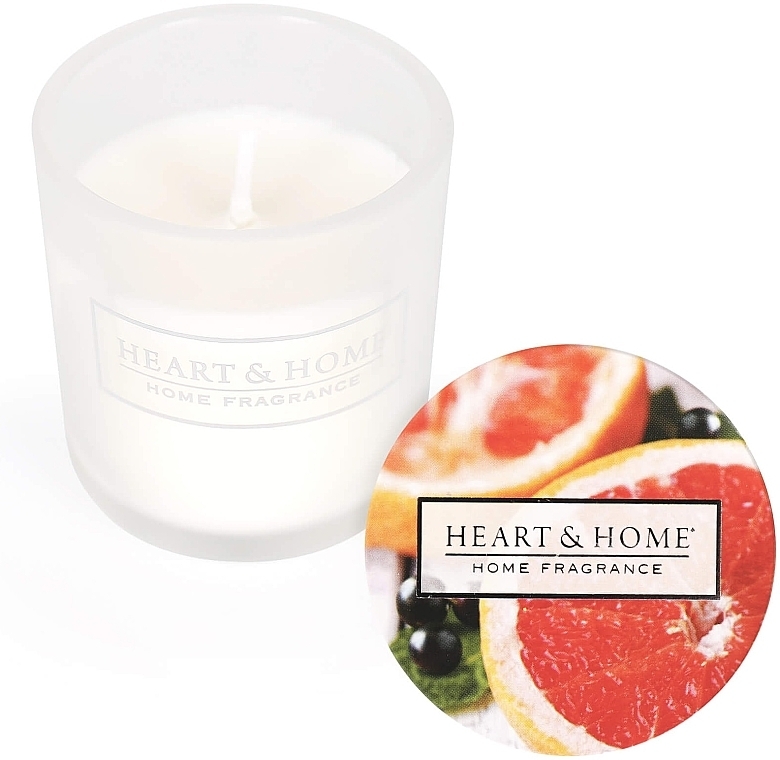 Ароматична свічка-вотив "Свіжий грейпфрут і чорна смородина" - Heart & Home Fresh Grapefruit And Black Currant Votive Candle — фото N2